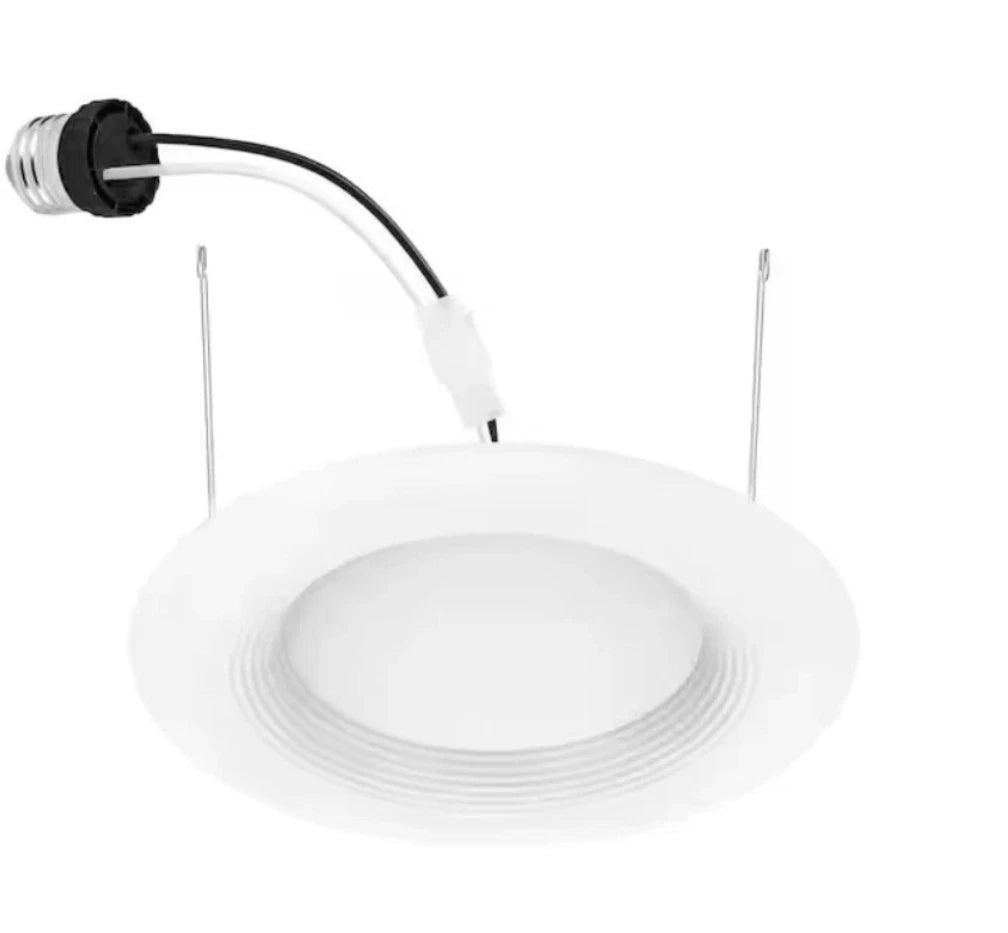 EcoSmart 65W LED Downlight 4-Pack 5/6" Dimmable Bright White E26 NEW in Box